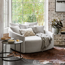 Sofa ôm gia đình to màu trắng đục SFGD24