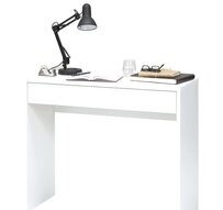 Bàn học đơn giản màu trắng hiện đại chất liệu gỗ công nghiệp BGD35