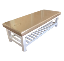 Giường massage body chân thấp khoét lỗ đệm GSP35