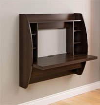 Bàn học treo tường gỗ sồi nhiều ngăn đựng đồ đẹp giá rẻ BGD09