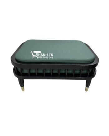 Đôn sofa Indochine màu xanh đen chữ nhật