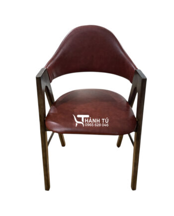 Ghế ăn cafe chữ A màu nâu