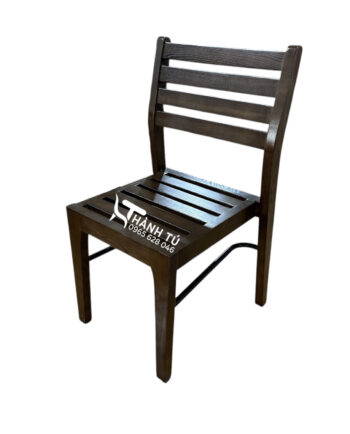 Ghế ăn ngoài trời 4 lá nhỏ khung gỗ