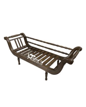 Ghế chờ cổ điển gỗ tiện