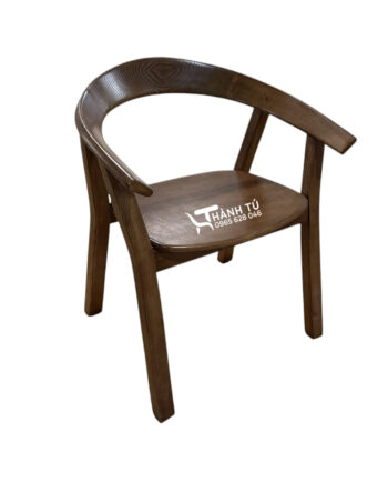 Ghế Cobar gỗ cong ôm, ghế trà sữa - cafe - ăn