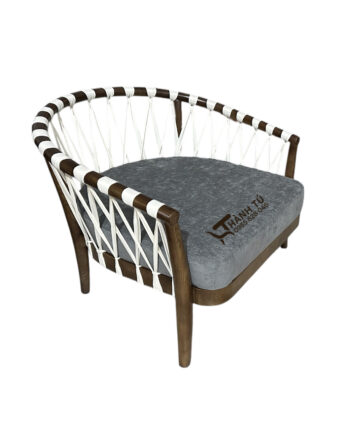 Ghế thư giãn tựa vải, ghế cafe tựa vải, ghế bành đan dây