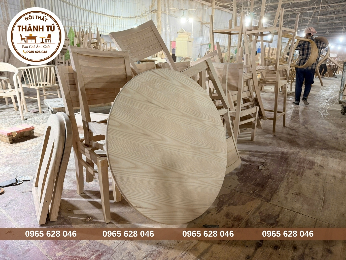 Xưởng sản xuất bàn ghế ăn giá rẻ ở Phú Thọ