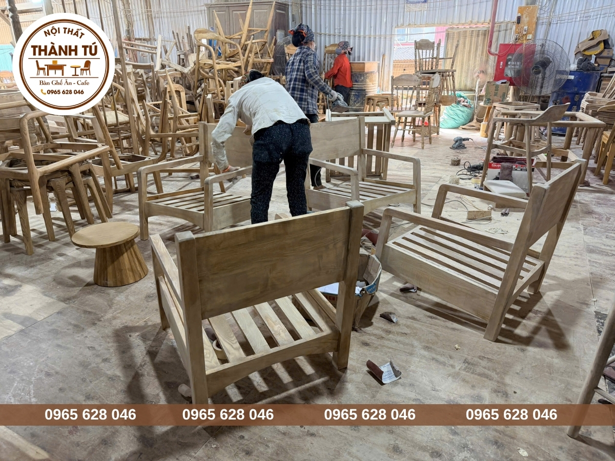 Xưởng sản xuất bàn ghế trà sữa ở Hòa Bình chuyên nghiệp