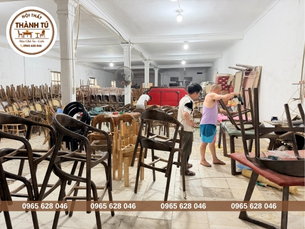 Thumb bàn ghế cafe gỗ ở Thái Nguyên