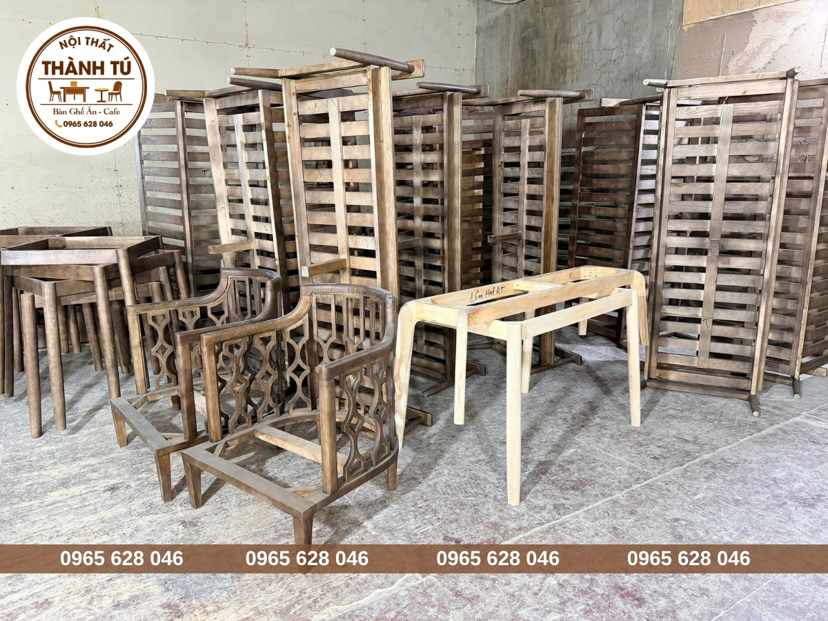 Xưởng bàn ghế trà sữa ở Hà Nội đẹp, giá tốt