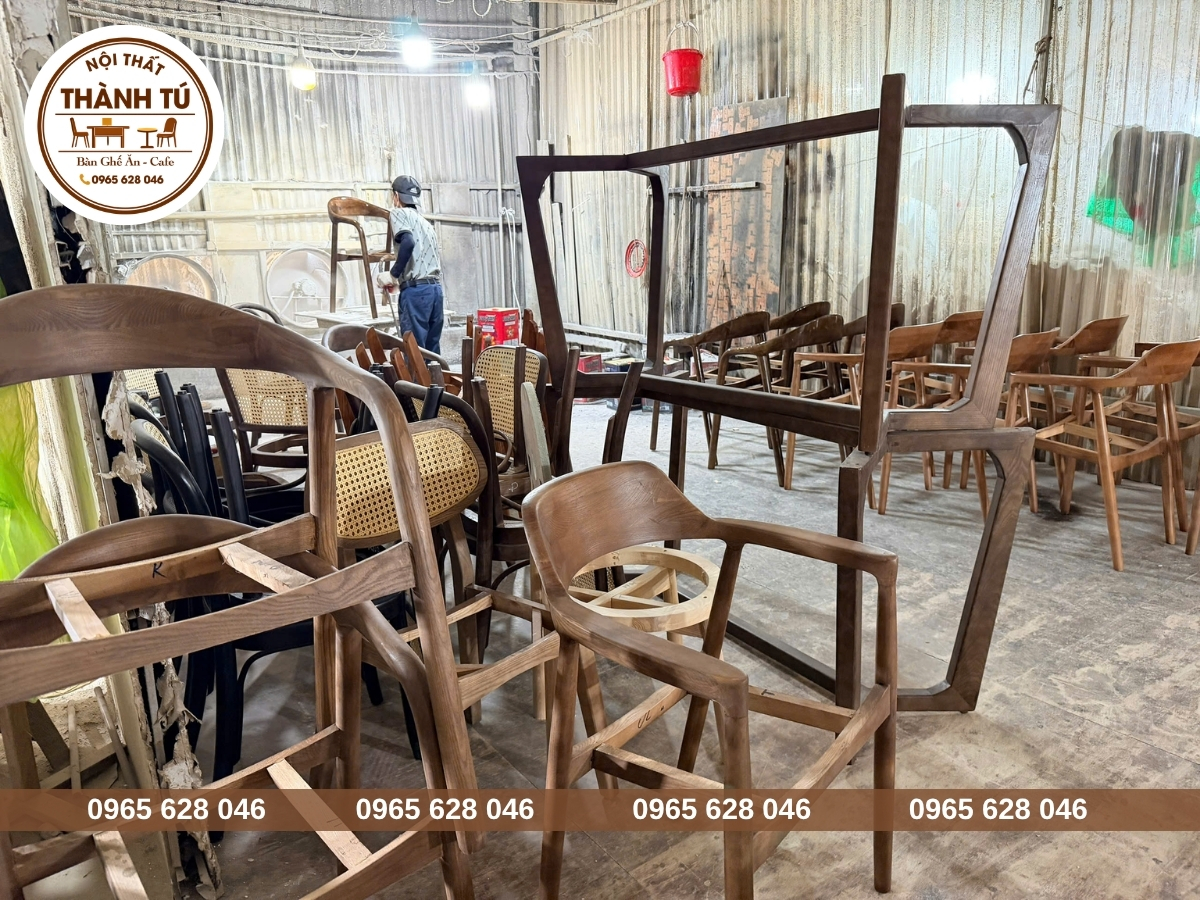 Xưởng bàn ghế trà sữa ở Hòa Bình đẹp, giá tốt