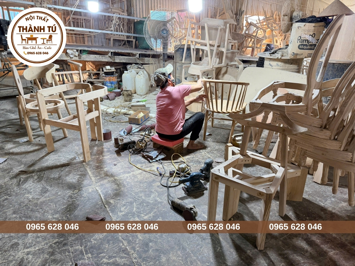 Xưởng bàn ghế trà sữa ở Khánh Hòa đẹp, giá tốt