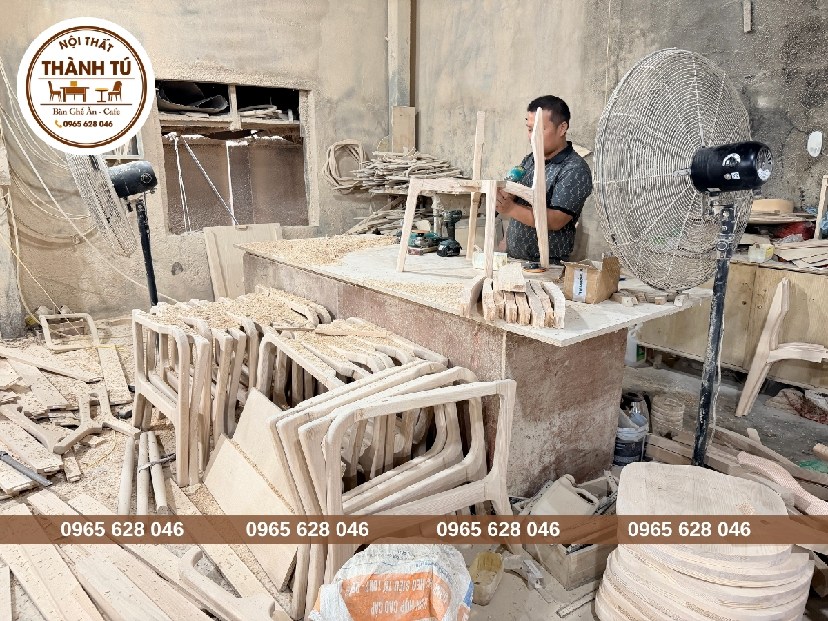 Bàn ghế trà sữa ở Hậu Giang gỗ cao cấp