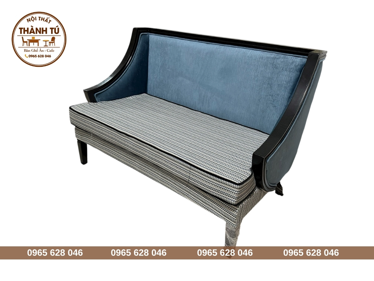 Ghế sofa màu xanh ghi
