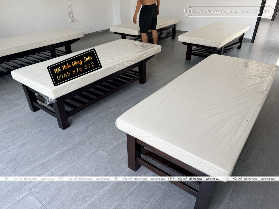 Xưởng sản xuất giường spa đông y ở Hà Đông